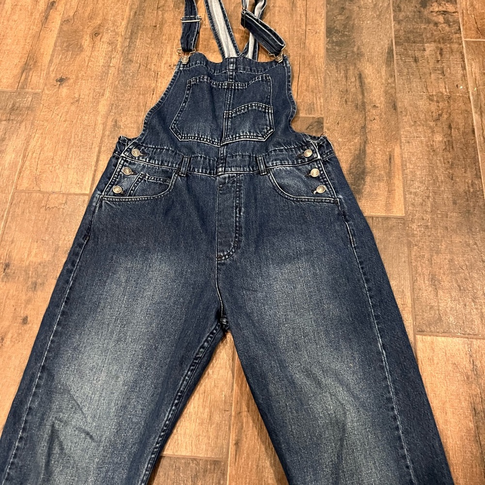 Free People Denim Overalls - Size Medium